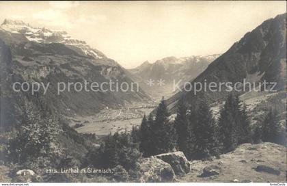 11751503 Linthal Glarus mit Glaernisch Linthal