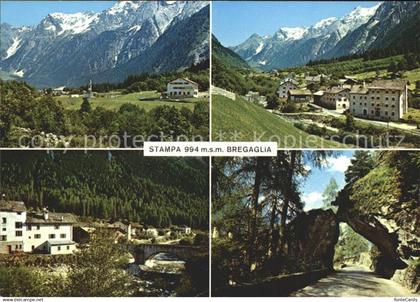 11698172 Bregaglia Stampa Teilansichten Soglio