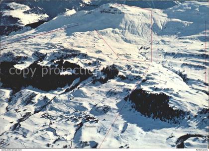 11870545 Piz Mundaun Fliegeraufnahme Skigebiet