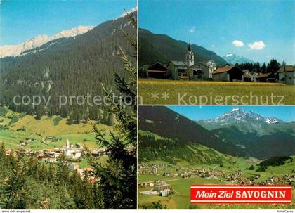 12847720 Cunter Tinizong und Savognin Landschaftspanorama Alpen