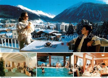 12942540 Davos Dorf GR Derby Hotel Davos Schwimmbad Davos