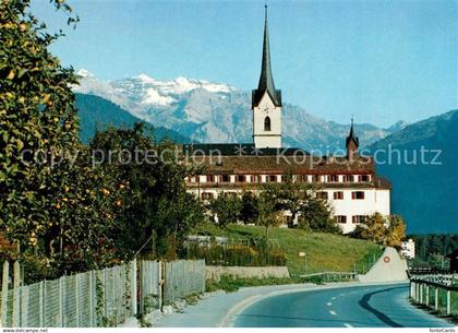 13269602 Cazis Frauenkloster St Peter und Paul mit Ringelspitze