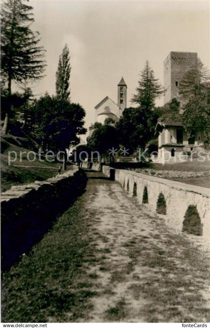 13622955 Bregaglia Ruine Castelmur und Nossas Donna Bregaglia