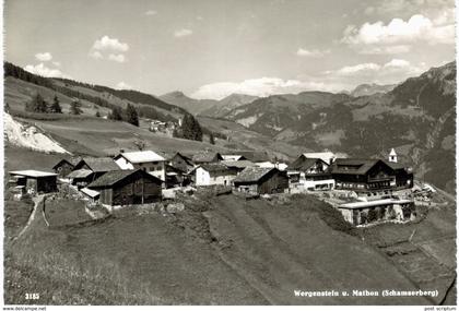 Suisse - Wergenstein Mathon Schamserberg