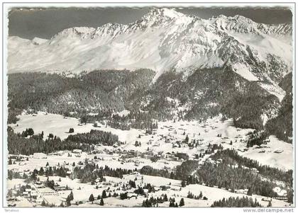 SUISSE - GR GRISONS - VAZ/OBERVAZ - LENZERHEIDE - Mit dem Flugzeug über  - scan recto-verso -