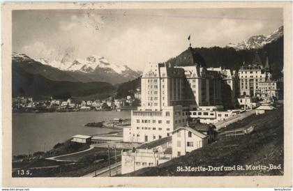 St. Moritz Dorf und St. Moritz Bad