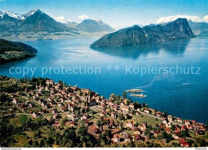 13656718 Vitznau Vierwaldstaettersee mit Buochser Horn Stanser Horn Buergenstock