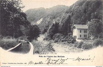 Suisse - Gorges de l'Areuse (NE) Près de l'usine des Molliats - Ed. T. Jacot 491