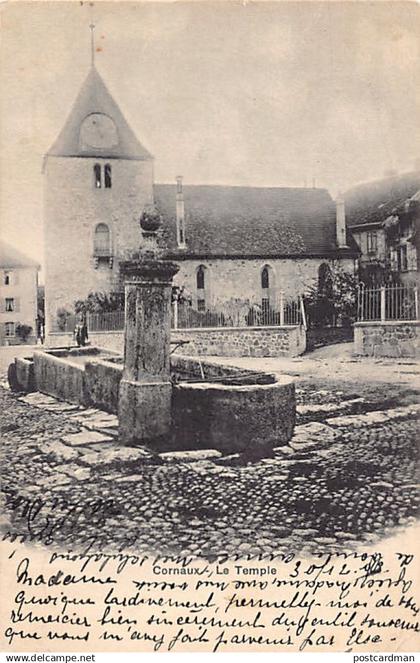 CORNAUX (NE) Le Temple - Fontaine - Ed. S.P. Editeur 2153