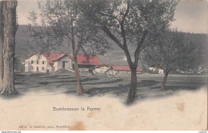 Suisse - Dombresson - La Ferme - Postmarked 1910