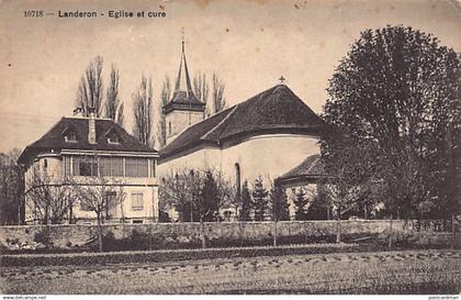 Suisse - Le Landeron (NE) - Eglise et cure - Ed. Phototypie Co 10718