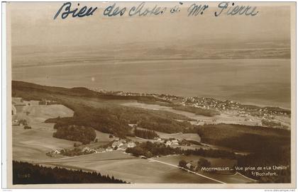 SUISSE - MONTMOLLIN - Vue prise de "LA CHENILLE"  s/Rochefort