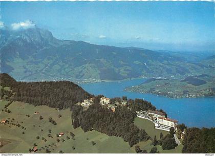 Suisse - NW Nidwald - Burgenstock - Burgenstock Hotels mit Pilatus - Vue aérienne - CPM - Carte Neuve - Voir Scans Recto