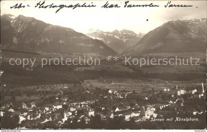 11728953 Sarnen mit Nuenalphorn Sarnen