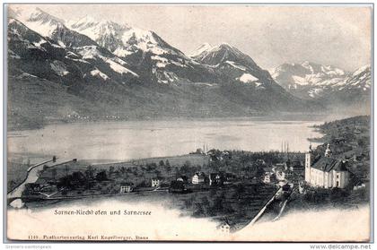 SUISSE - OBWALD - SARNEN - Kirchhofen und sarnersee