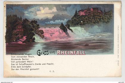 SUISSE - SCHAFFHOUSE - Gruss vom RHEINFALL