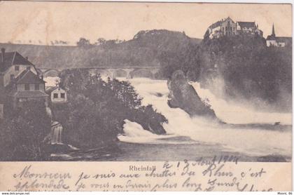 SUISSE - SH SCHAFFHOUSE -  RHEINFALL - LA CHUTE DU RHEIN - 1904