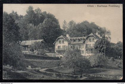 SOLEURE - SO - SUISSE - SCHWEIZ / 1920 OLTEN KURHAUS FROHBURG - HOTEL (ref LE3942)