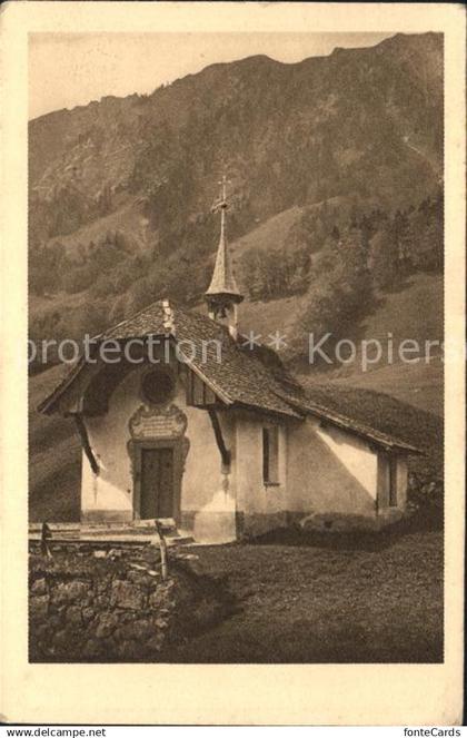 11754302 Riemenstalden Kaeppelisberg im Riemenstaldertal Kapelle