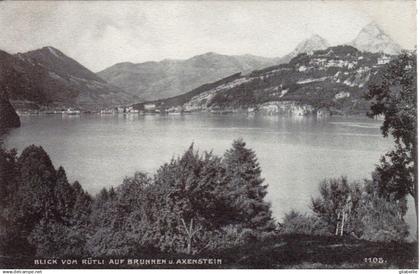 Schwytz - blick vom rutli auf BRUNNEN und Axenstein