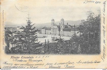 Suisse Schwytz (Schwyz) - Einsiedeln - Monastère (Kloster) 1905-01-07 TB