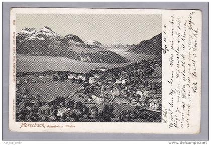 SZ MORSCHACH 1912.V.24 Lyss nach Biel  Axenstein und Pilatus Photo Gebr. Wehrli