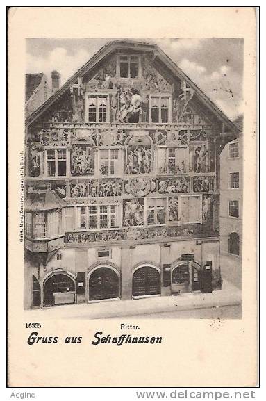 SUISSE- ref no 685- tg thurgovie - gruss aus schaffhausen    - bon etat