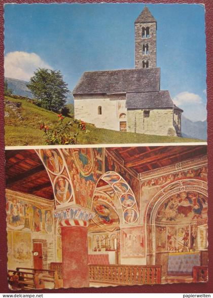 Acquarossa (TI) Prugiasco - Zweibildkarte "Chiesa Negrentino"