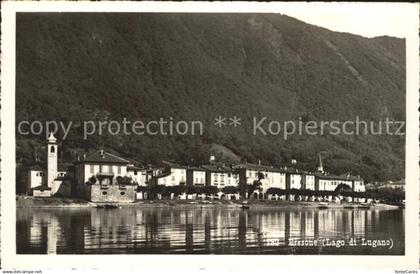 12046001 Bissone Lago di Lugano Ansicht vom Luganersee aus Bissone