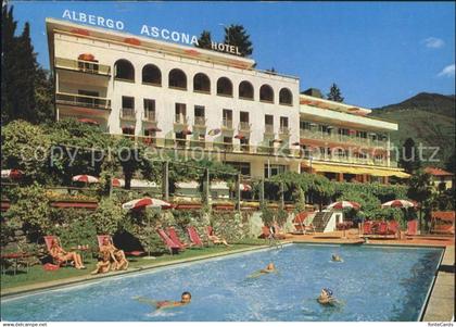 12371293 Ascona TI Hotel Ascona Schwimmbad Ascona