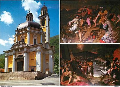 Suisse - TI Tessin - Chiesa di Santa Croce - Riva San Vitale - Multivues - L'invenzione della croce di Cristo - L'impera