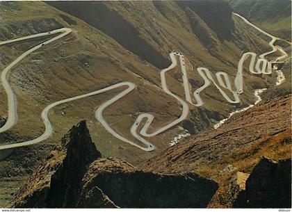 Suisse - TI Tessin - St. Gotthardpass, die alte Strasse in der Tremola - Passo del S. Gottardo, Val Tremola - Route de m