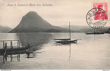 SUISSE LUGANO LAC DE LUGANO ET MONTE SAN SALVATORE