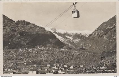 Suisse - Malvaglia - Funivia Orino-Ponterio - Funiculaire - Postmarked 1950