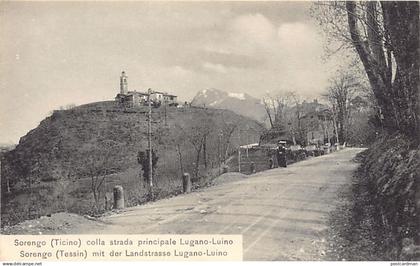 SORENGO (TI) colla strada principale Lugano-Luino - Ed. Ceresio in Magliaso 62657