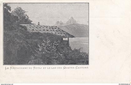 Le Restaurant du Rutli et le Lac des Quatre-Cantons