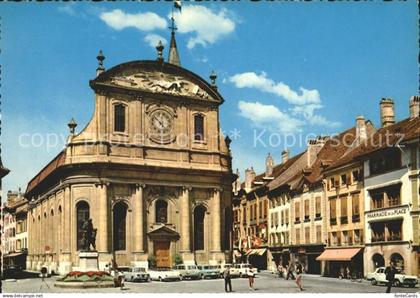 12223286 Yverdon-les-Bains Kathedrale pestalozzi-Denkmal  Yverdon-les-Bains