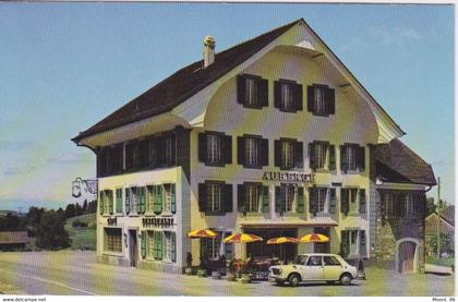 SUISSE - SERVION - AUBERGE RESTAURANT  DU CHEVAL BLANC - ANCIENNE AUTO AUTOMOBILE