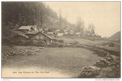 ref D704- suisse - les mayens de van d en haut   - carte bon etat  -