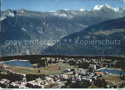 11856299 Crans-Montana Lac le Crans et le Weisshorn