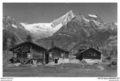 AOPP2-0084-SUISSE - UNTERE HELLELEN - Bietschhorn und wiwannihorn - ob Burchen und Zeneggen