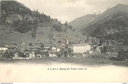 SUISSE BOURG SAINT PIERRE VUE GENERALE