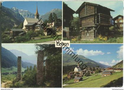 Ernen - Kirche - Stadel - Galgen - Dorf - Verlag Klopfenstein Adelboden