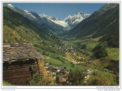 Das Lötschental bei Ferden - AK Grossformat