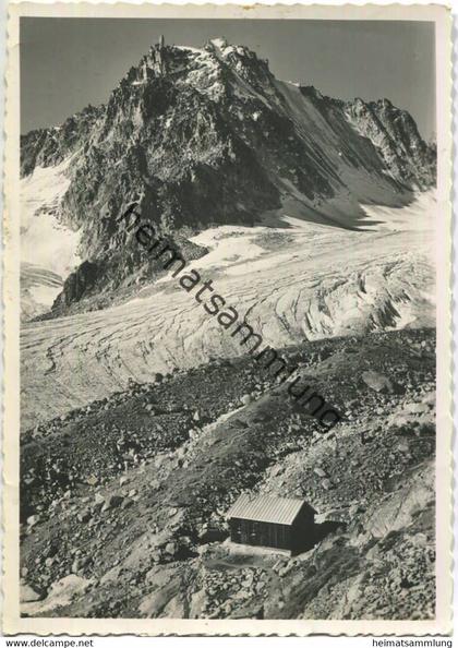 Cabane d'Orny et Portalet - Orny-Hütte - Foto-AK Grossformat - Edition O. Darbellay Martigny 40er Jahre