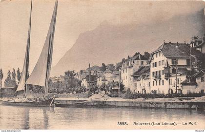 ¤¤  -  SUISSE   -  PORT-VALAIS  -  BOUVERET  -  Lac Léman  -  Le Port   -  ¤¤