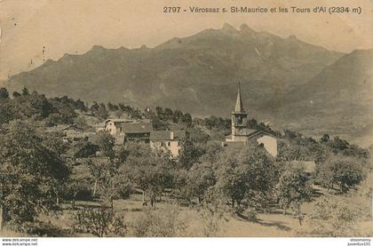 CPA Vérossaz-St Maurice et les tours d'Aï-2797-Timbre    L2055