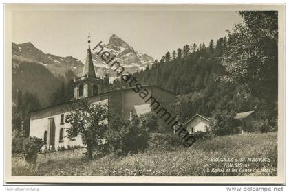 Verossaz s. St. Maurice - L'Eglise - Foto-AK 30er Jahre - Edition Steigmeier Frères Lausanne