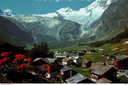 Saas Fee (gegen Fee Gletscher) - Allalinhorn, Alphubel & Täschhorn