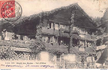 Suisse - VAL D'ILLIEZ (VS) Dépot des Postes - Ed. D. & W. 1082